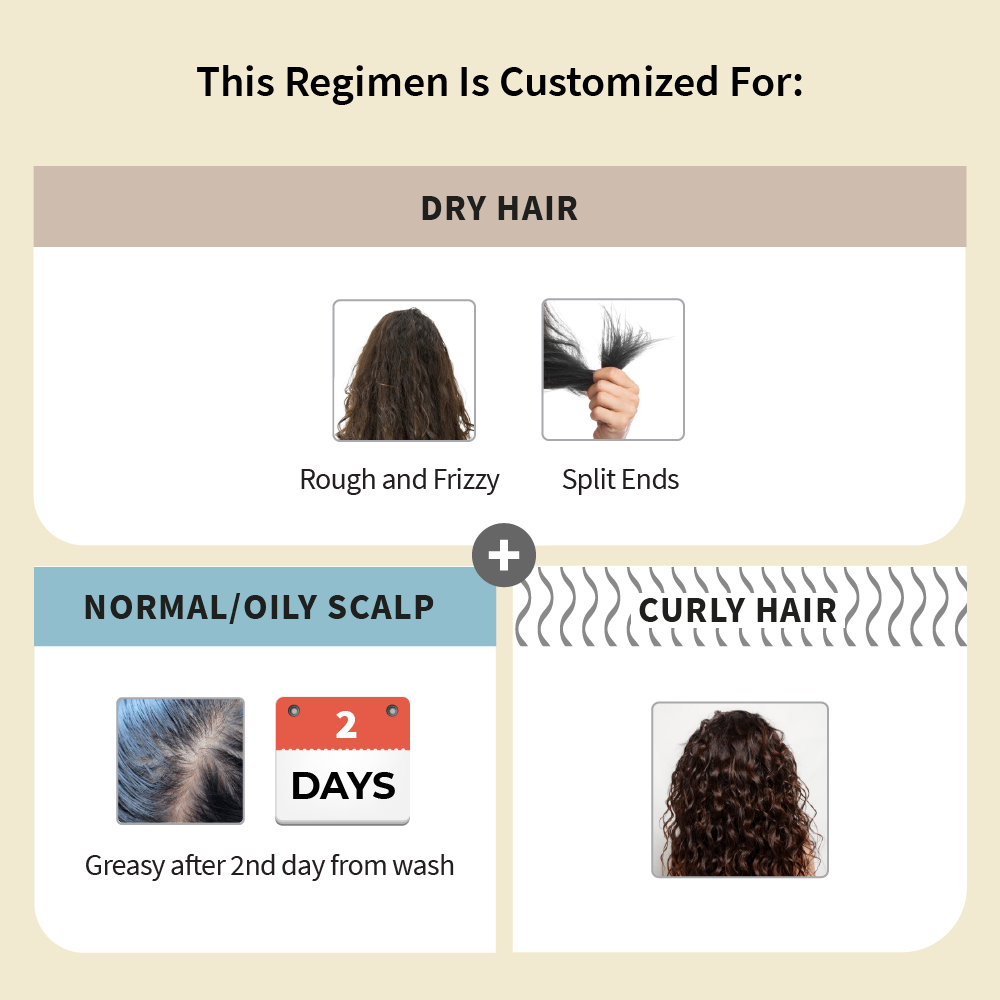 Customized Hair Care Regimen For Dry Hair | Normal to Oily Scalp & Curly Hair